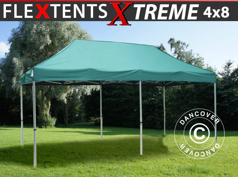 Snabbtält FleXtents Xtreme 60 4x8m Grön