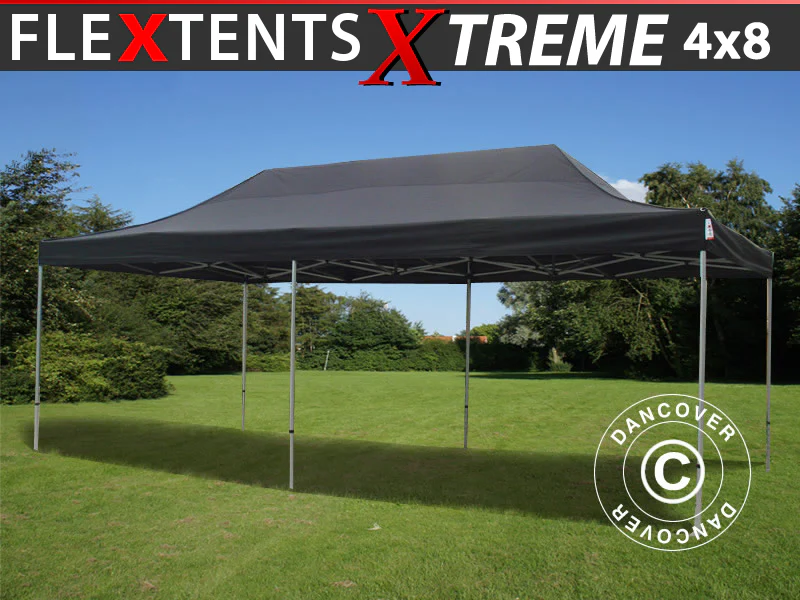 Snabbtält FleXtents Xtreme 60 4x8m Svart