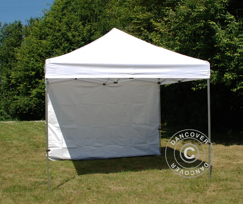 Standard sidovägg för FleXtents, 5m, Vit - Image 5