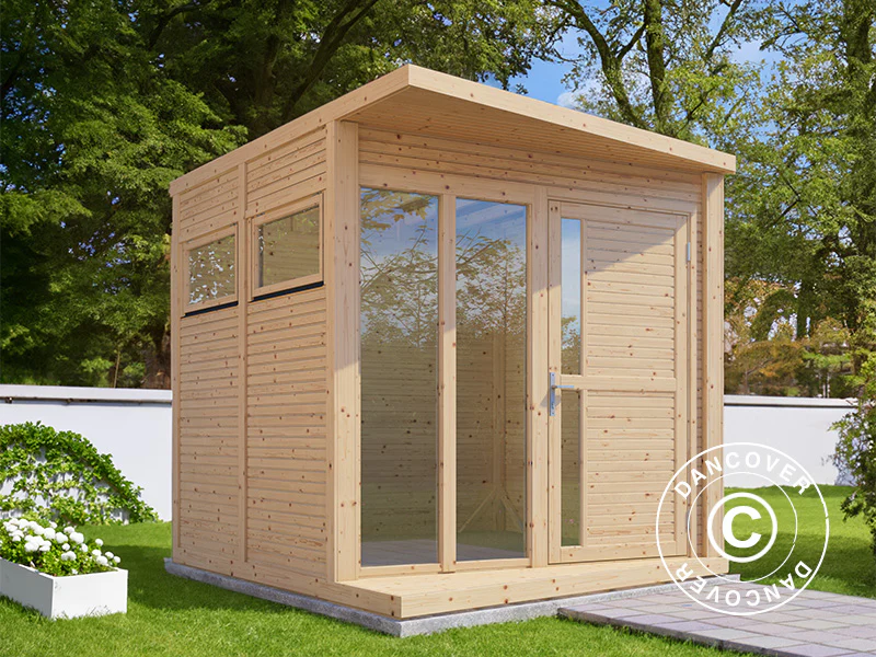 Stuga i trä, Bertilo Concept, 2,34x2,97x2,27m, Naturlig - Image 2