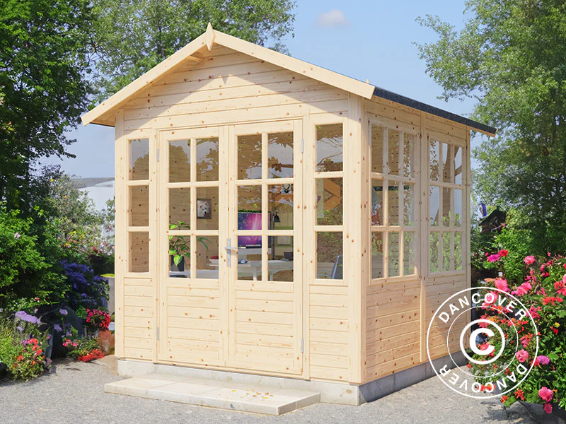 Stuga i trä, Bertilo Teahouse, 2,34x2,26x2,65m, Natur - Image 2