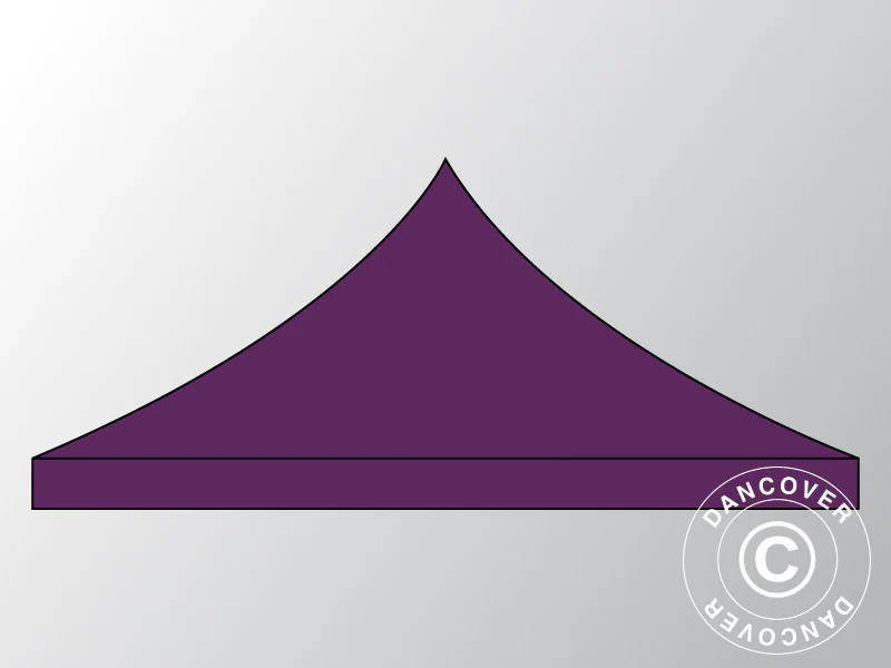Takduk för Snabbtält FleXtents 3x6m, Lila