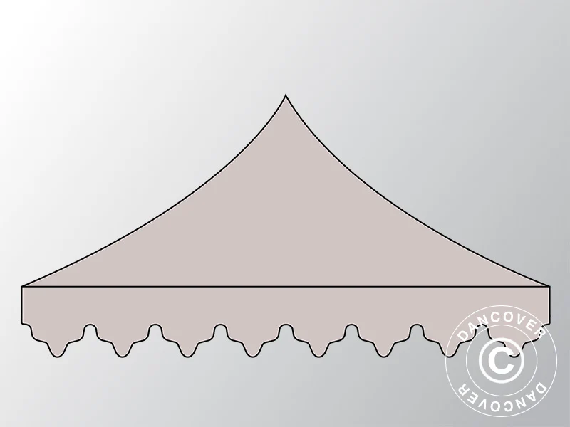 Takduk "Morocco" för Snabbtält FleXtents 4x6m, Latte