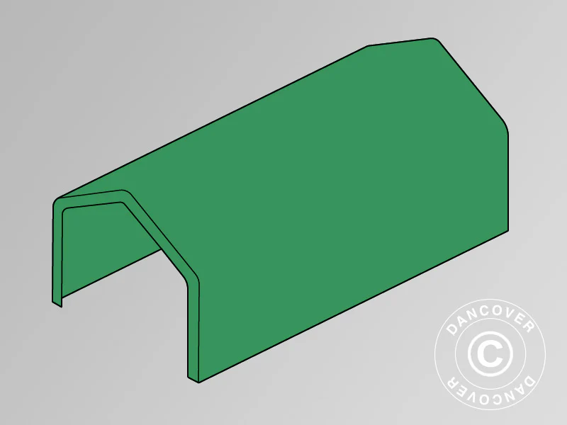 Taköverdrag för lagertält PRO 4x8m PVC, Grön
