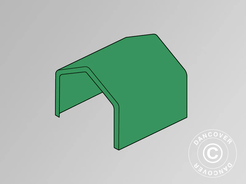 Taköverdrag för lagertält PRO 7x7m PVC, Grön