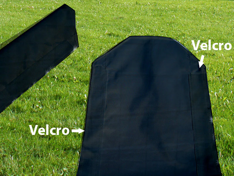 Takränna 4m, Svart, til FleXtents