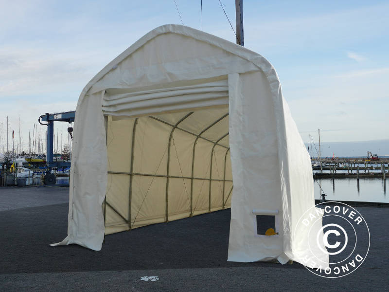 Tälthall Oceancover 5,5x15x4,1x5,3m, PE, Vit - Image 10
