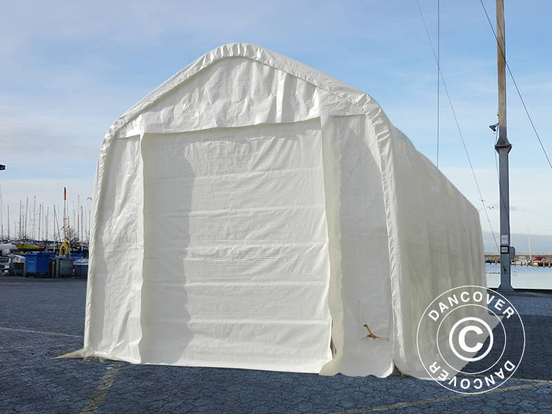 Tälthall Oceancover 5,5x15x4,1x5,3m, PE, Vit - Image 11
