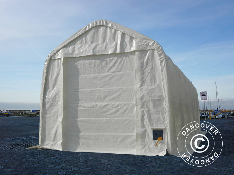 Tälthall Oceancover 5,5x15x4,1x5,3m, PE, Vit - Image 14