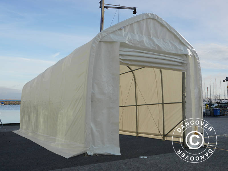 Tälthall Oceancover 5,5x15x4,1x5,3m, PE, Vit - Image 19