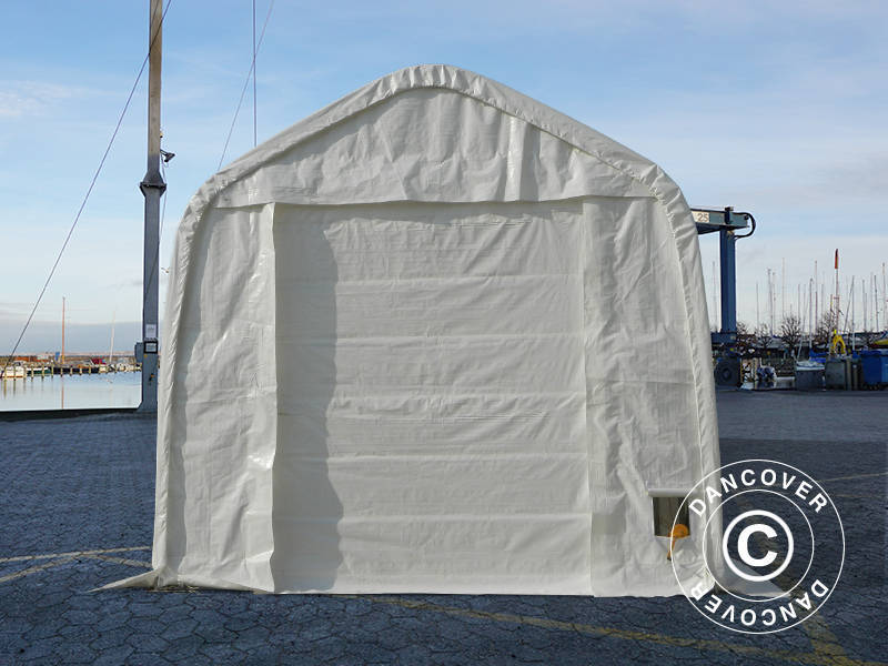 Tälthall Oceancover 5,5x15x4,1x5,3m, PE, Vit - Image 3