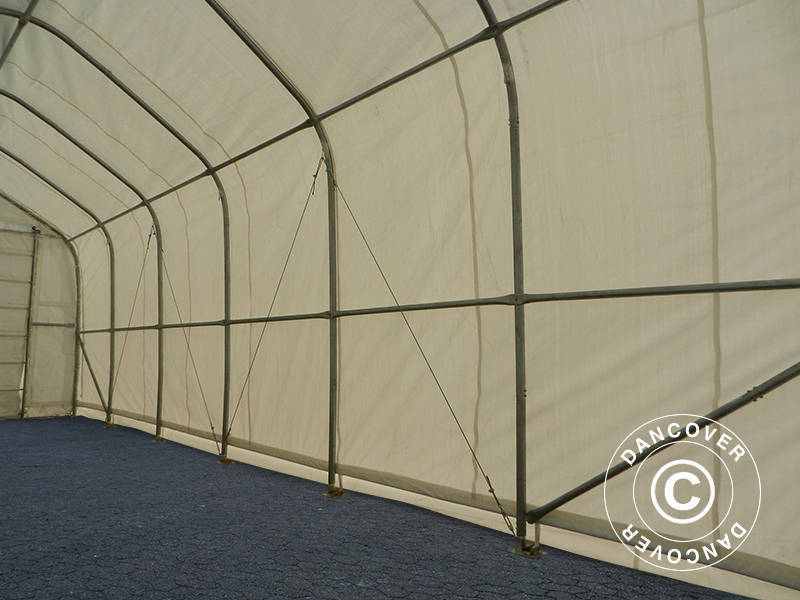 Tälthall Oceancover 5,5x15x4,1x5,3m, PE, Vit - Image 9