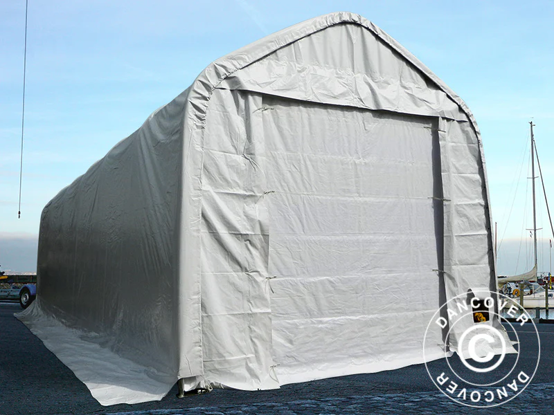 Tälthall Oceancover 5,5x15x4,1x5,3m, PVC, Vit - Image 3
