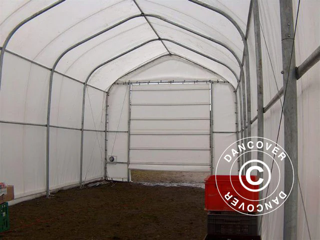 Tälthall Oceancover 5,5x20x4,1x5,3m, PVC, Vit - Image 10