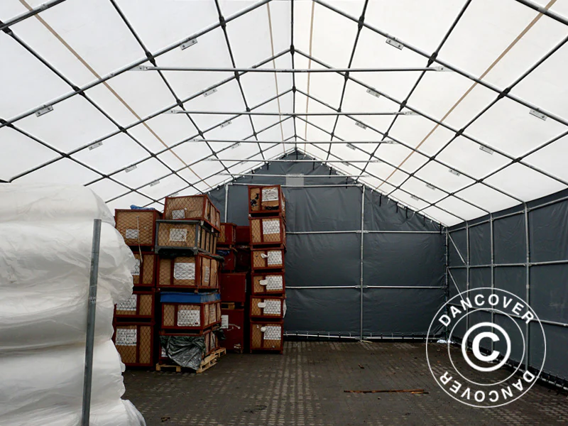 Tälthall Titanium 7x14x2,5x4,2m, Vit/Grå - Image 17
