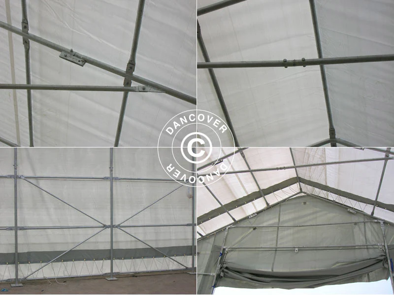 Tälthall Titanium 7x14x2,5x4,2m, Vit/Grå - Image 25