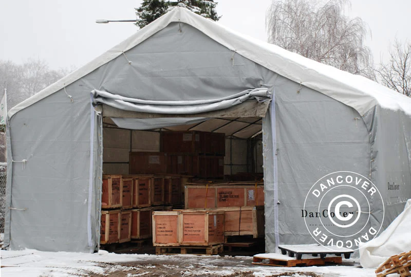 Tälthall Titanium 8x16,2x3x5m, Vit/Grå - Image 25