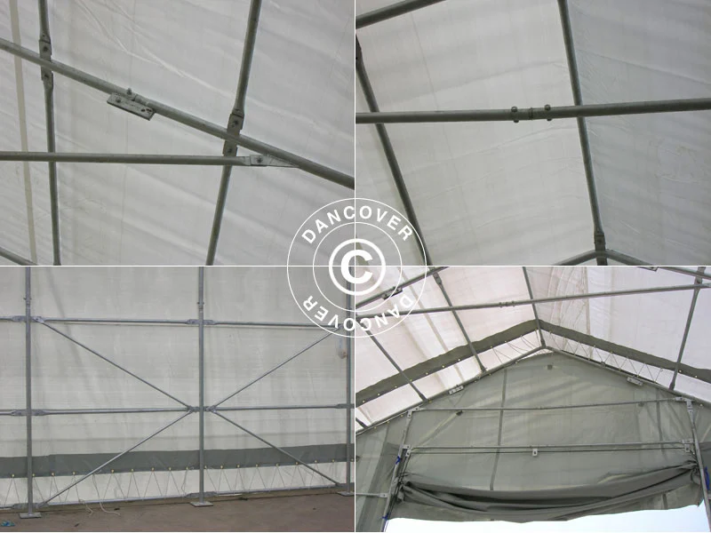 Tälthall Titanium 8x9x3x5m, Vit/Grå - Image 29