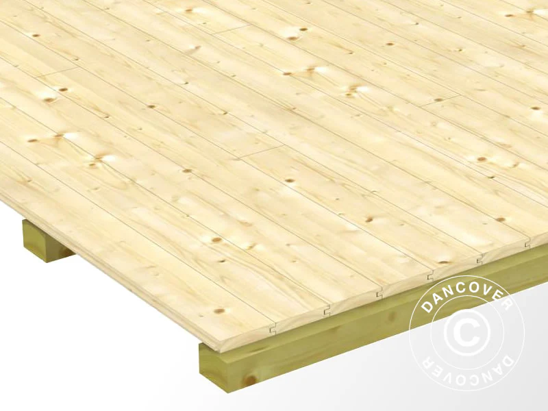 Trägolv till Modularo Redskapsbodar, 9m², Naturlig - Image 2