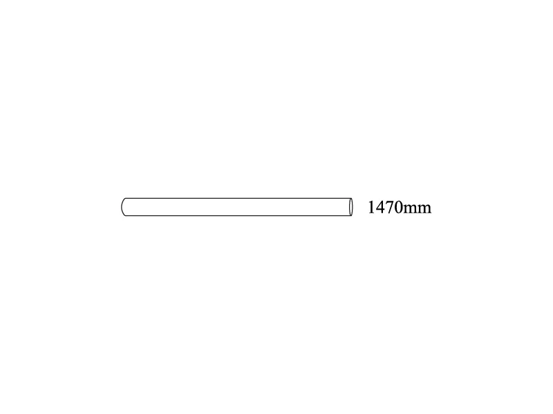 Tub för tak, Ø38mm, 1470mm - Image 2
