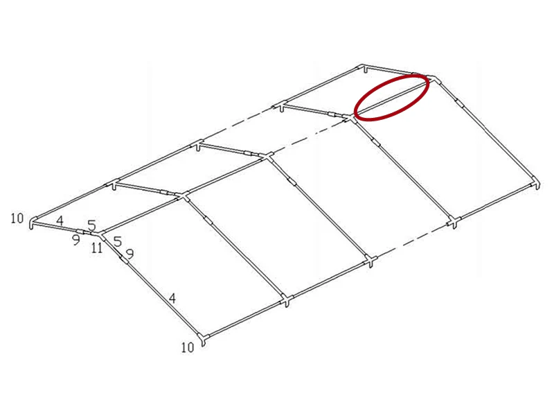 Tub för tak, Ø38x1880mm - Image 5