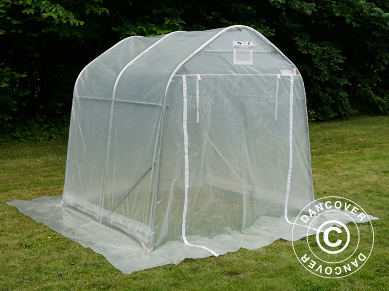 Tunnelväxthus, 2x2x2m, PE, 4m², Transparent - Image 12