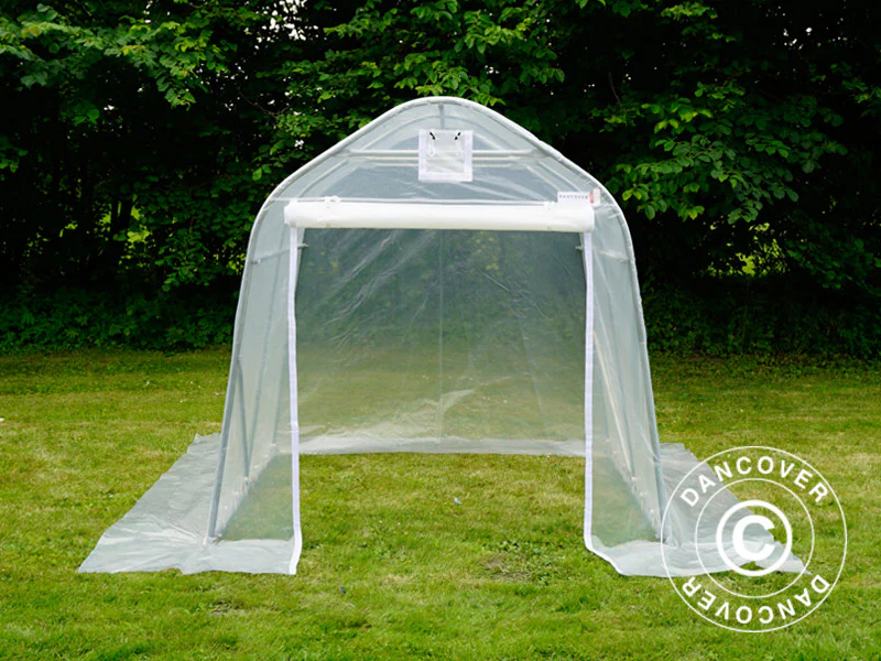 Tunnelväxthus, 2x2x2m, PE, 4m², Transparent - Image 2