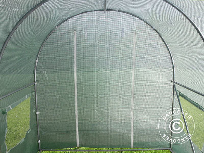Tunnelväxthus 2x3x2m, 6m², Grön - Image 5