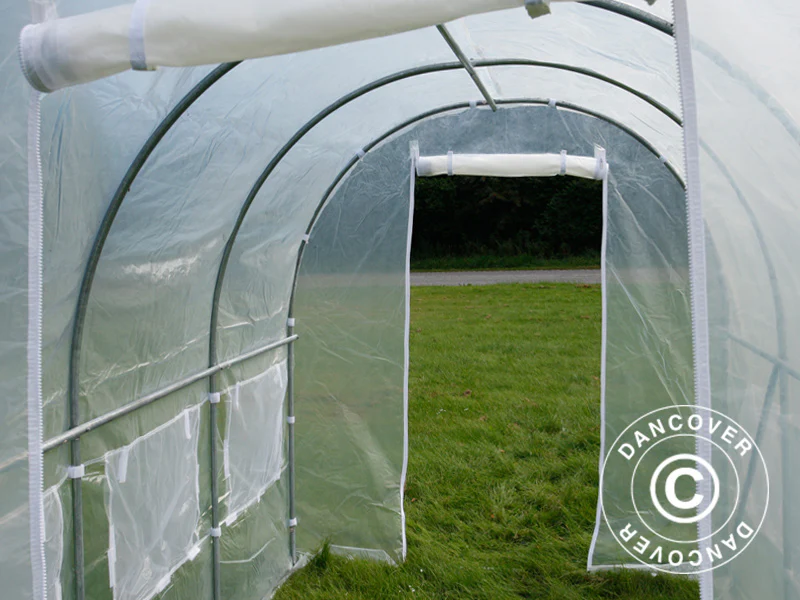 Tunnelväxthus 2x3x2m, 6m², Transparent - Image 10