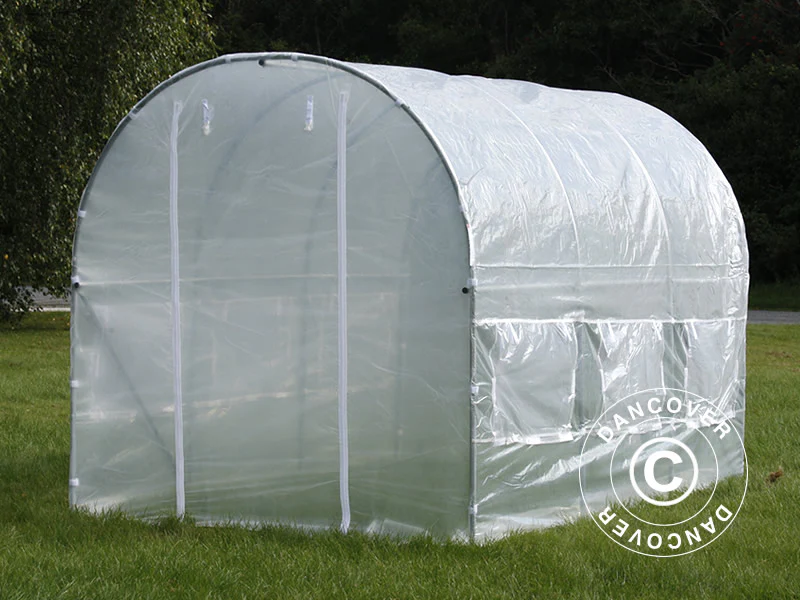 Tunnelväxthus 2x3x2m, 6m², Transparent - Image 3