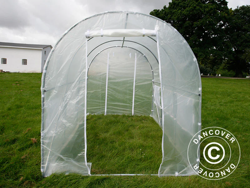 Tunnelväxthus 2x3x2m, 6m², Transparent - Image 6
