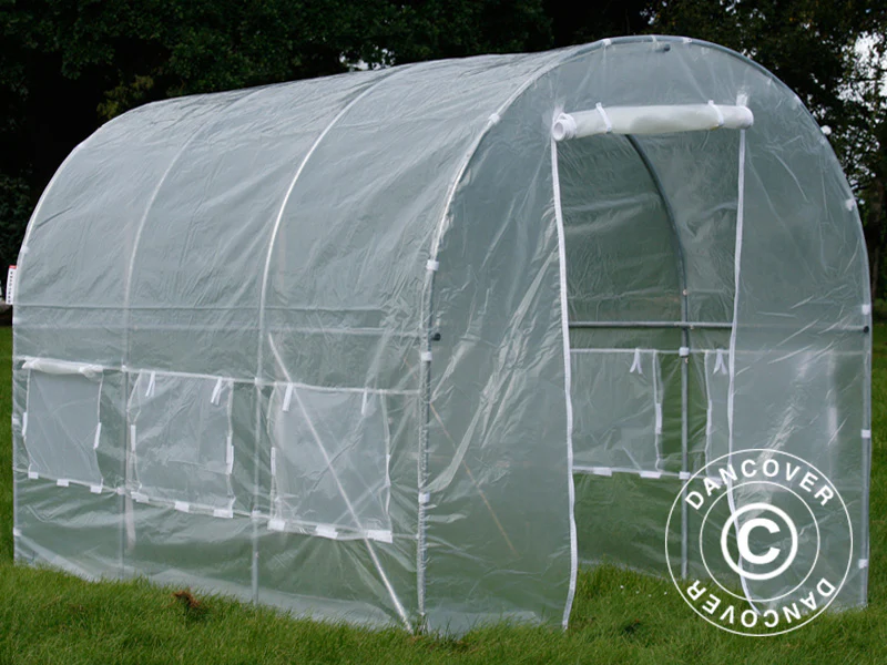 Tunnelväxthus 2x3x2m, 6m², Transparent - Image 8