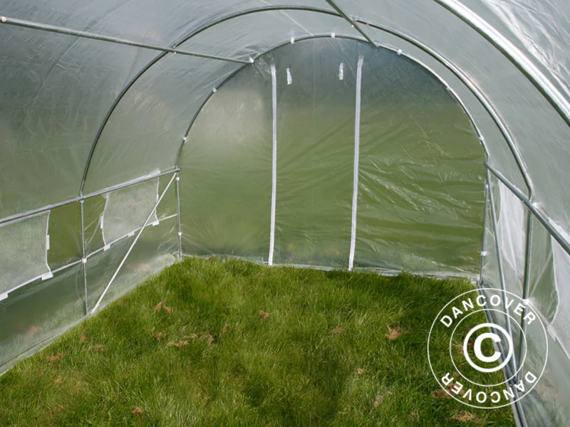 Tunnelväxthus 3x3x2m, 9m², Transparent - Image 10