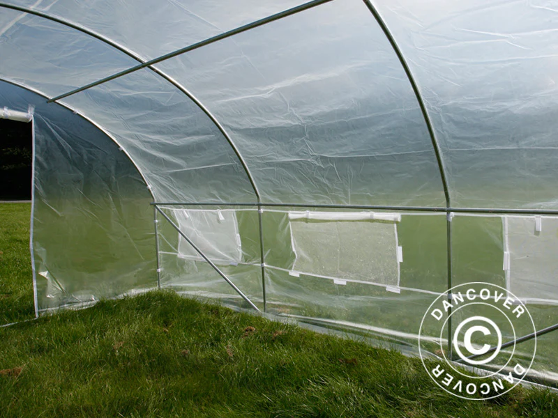 Tunnelväxthus 3x3x2m, 9m², Transparent - Image 15