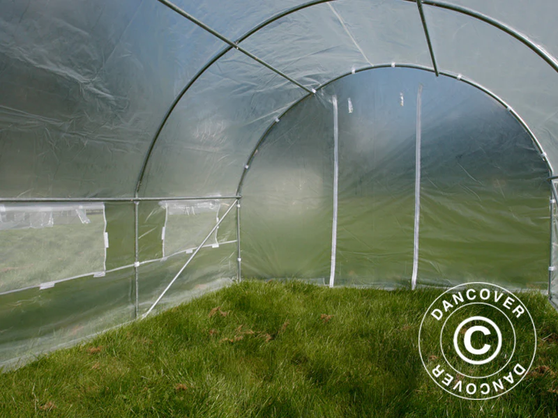 Tunnelväxthus 3x4,5x2m, 13,5m², Transparent - Image 13