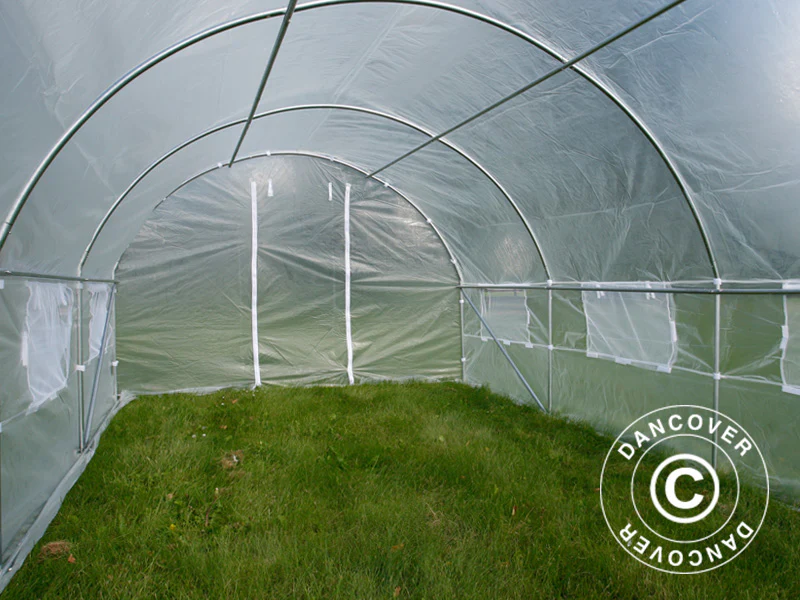 Tunnelväxthus 3x6x2m, 18m², Transparent - Image 13