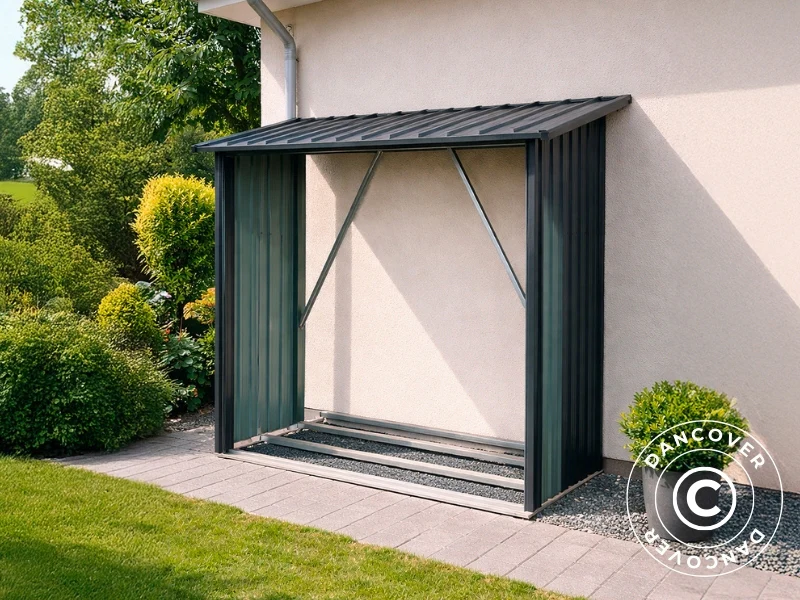 Vedförvaring 2,17x0,89x1,54m, 1,93m2, ProShed®, Antracit - Image 2