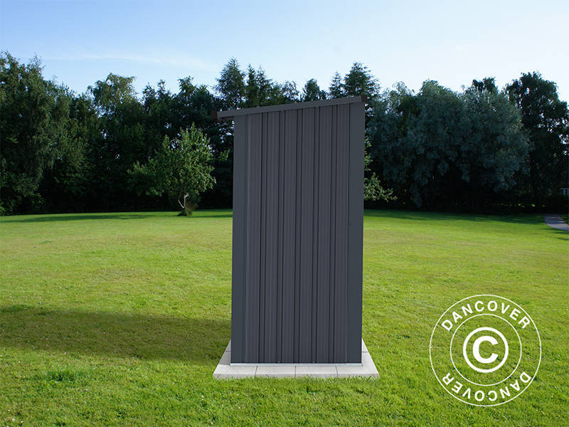 Vedförvaring 2,42x0,89x1,56m, 2,15m², ProShed®, Antracit - Image 4