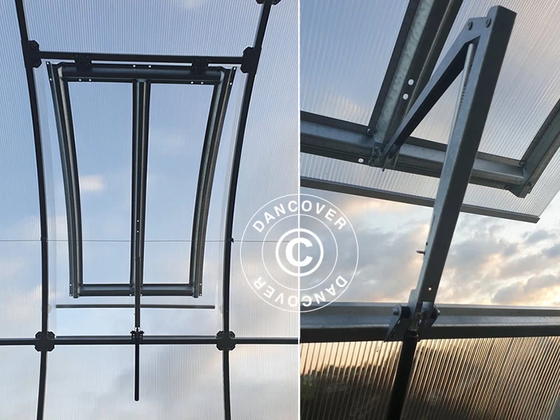 Ventilationsfönster (tak) till TITAN Arch+ 320, 100x60cm, Silver - Image 2